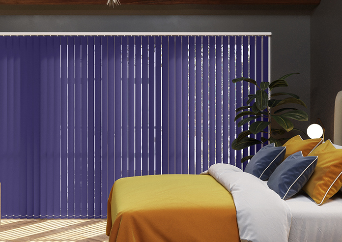 Trinity (Blackout), Royal Blue - Vertical Blind - Image 3